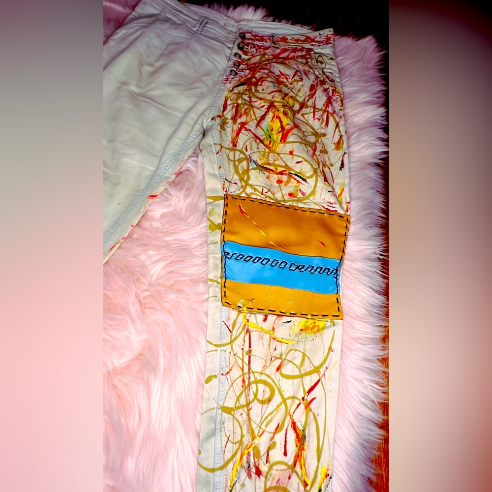 Baggy Hand Made Designer Pants